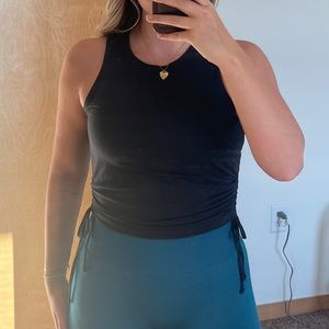 ALL IN MOTION Ruched Side Athletic Tank Top